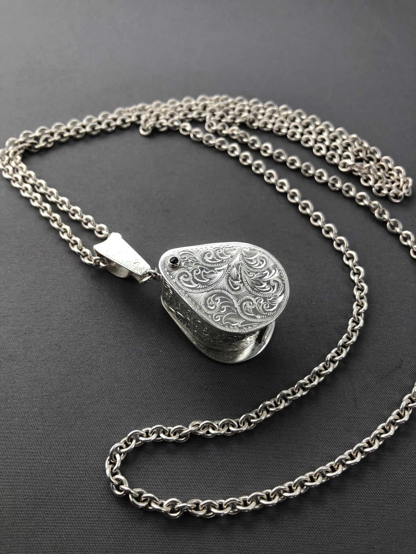 Solid silver handmade jewellers eye glass