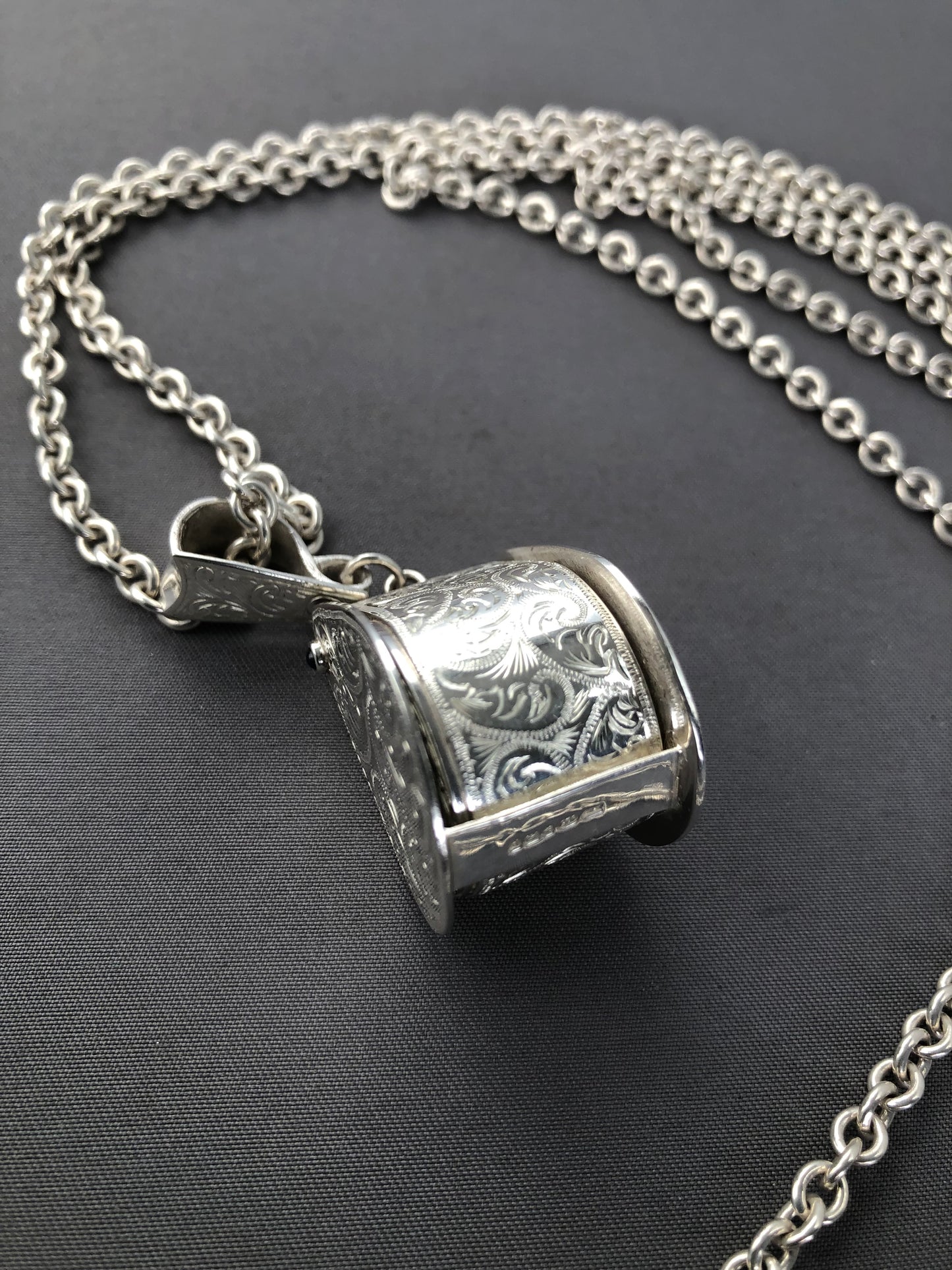 Solid silver handmade jewellers eye glass