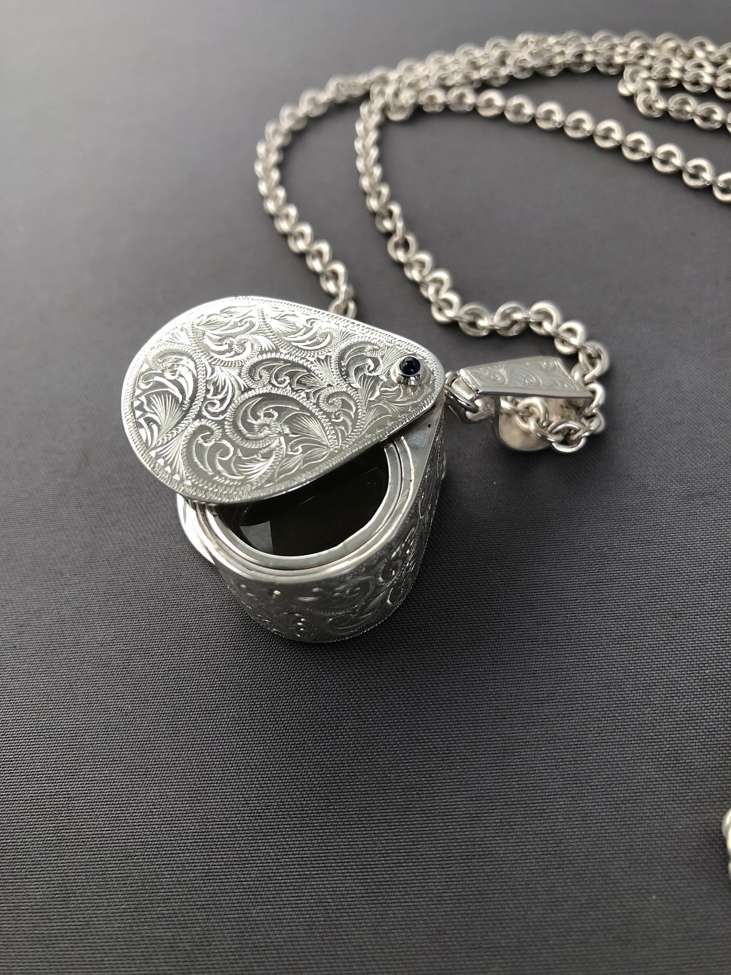 Solid silver handmade jewellers eye glass