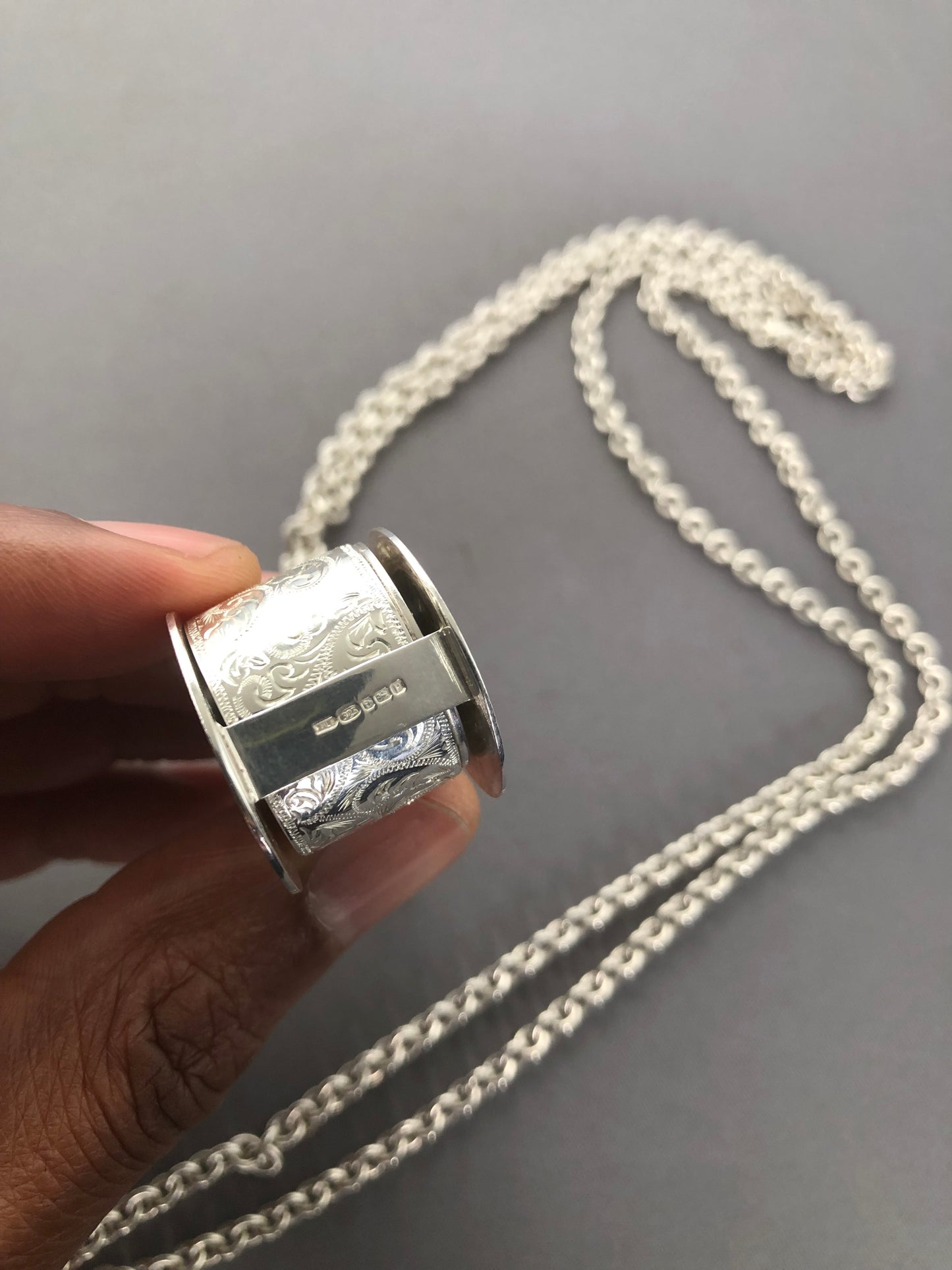 Solid silver handmade jewellers eye glass
