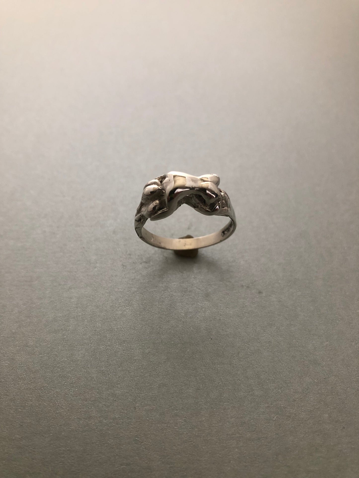 Solid silver fertility ring
