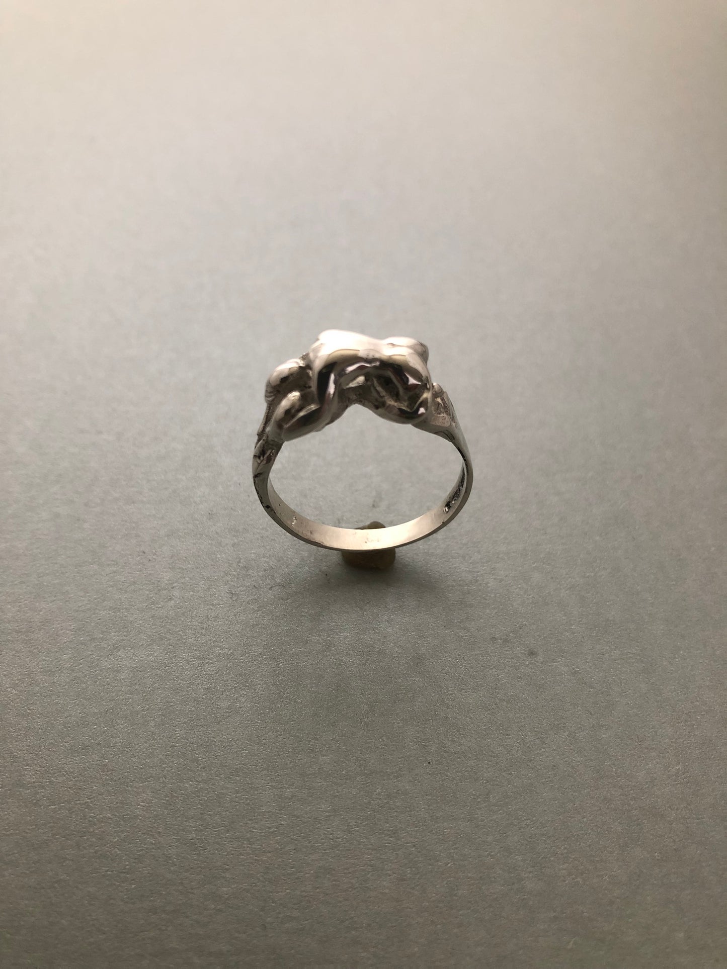 Solid silver fertility ring