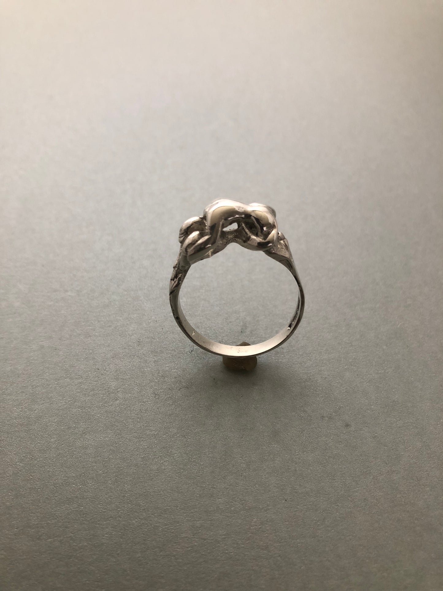 Solid silver fertility ring